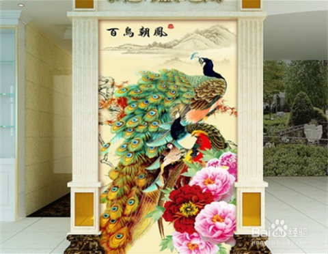 西墙适合挂摇钱树的画吗（西墙适合挂摇钱树的画吗图片）